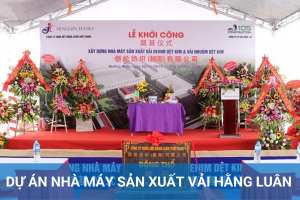 Thi công cơ điện: Dự án Nhà Máy sản xuất vải Hằng Luân (KCN Texhong Hải Hà – Quảng Ninh)
