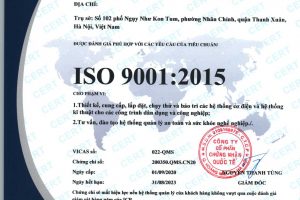 Lotus Engineering & Technology Vinh Dự nhận chứng chỉ ISO 9001:2015